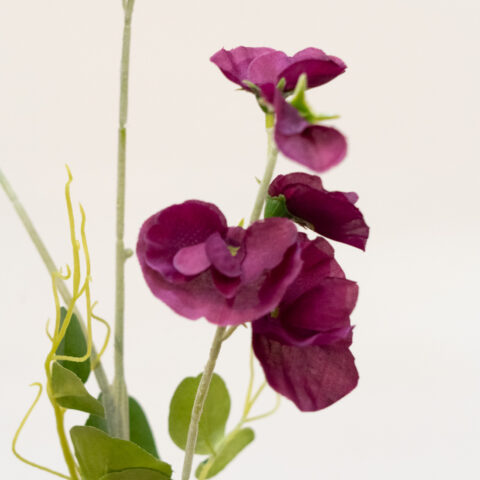 flor FLOR DE GUISANTE DULCE CARDENAL artificial muy realista